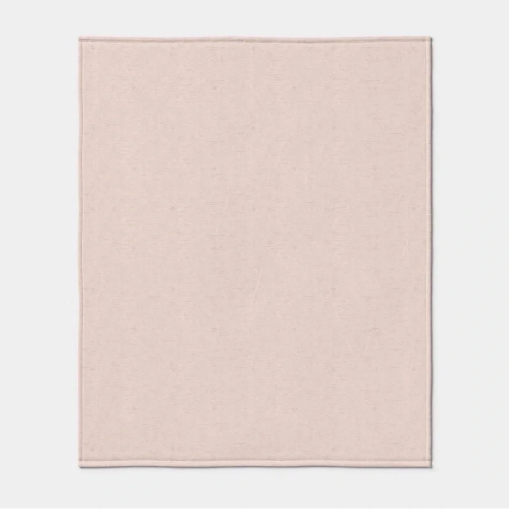 NWT Threshold Pink Throw Blanket